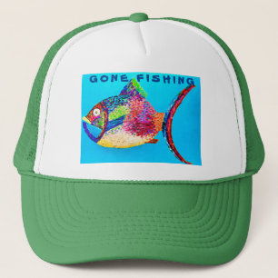 Gone Vissen Trucker Hat Pet