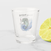 Gone Vissende Koelbox Shot Glas (Achterkant)