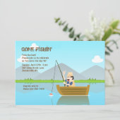 Gone Vissende Uitnodiging (Staand voorkant)