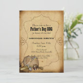 Gone Vissende Vaderdag Uitnodiging (Staand voorkant)