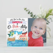 Gone Vist 2e verjaardag foto O-Fish-Ally 2 Kaart (Staand voorkant)