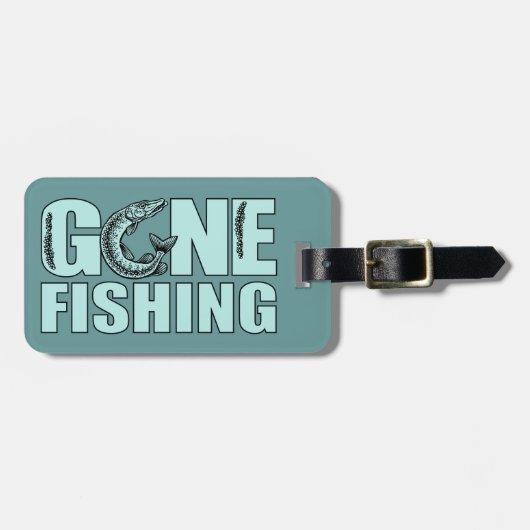 GONE VIST aangepast bagagelabel (Voorkant horizontaal)