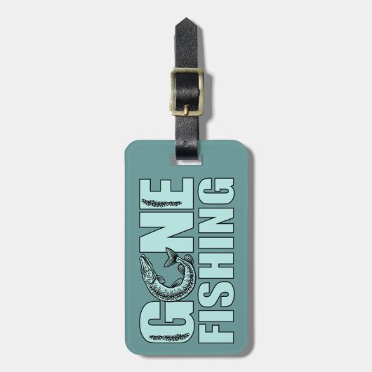 GONE VIST aangepast bagagelabel (Voorkant verticaal)