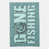 GONE VIST aangepaste keukenhanddoeken (Verticaal)