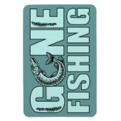 GONE VIST aangepaste magneet (Verticaal)