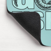 GONE VIST aangepaste mousepad Muismat (Hoek)