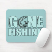 GONE VIST aangepaste mousepad Muismat (Met muis)