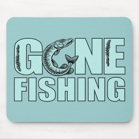 GONE VIST aangepaste mousepad Muismat (Voorkant)