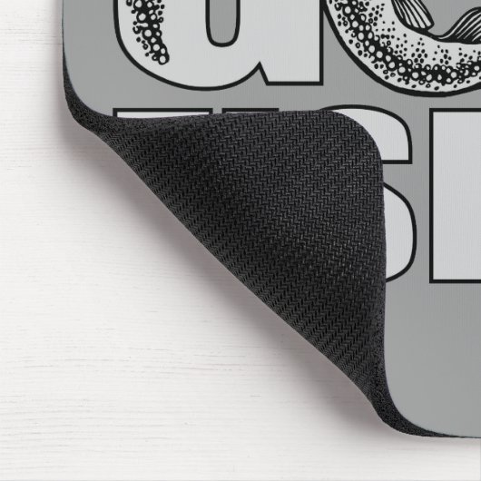 GONE VIST aangepaste mousepad Muismat (Hoek)