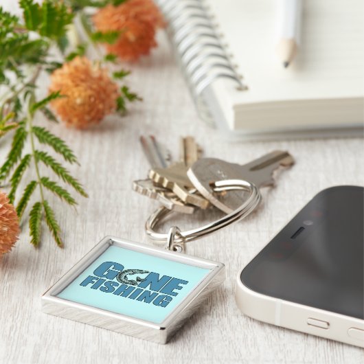 GONE VIST aangepaste sleutelketen Sleutelhanger (Zijkant)