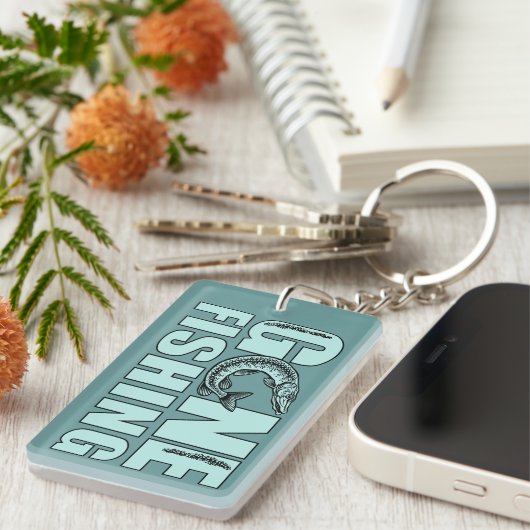 GONE VIST aangepaste sleutelketen Sleutelhanger (Voorkant Rechts)