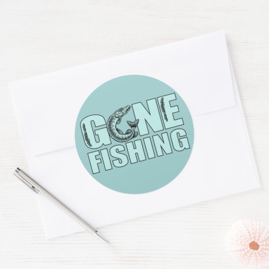 GONE VIST aangepaste stickers (Envelop)