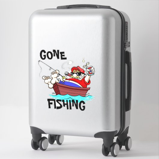 Gone Vist automatisch decimaal Sticker (Koffer)