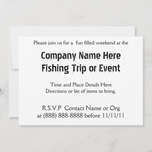 Gone Vist! Bedrijf Vist uitnodiging (Achterkant)