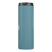 Gone Vist Big Fish Gepensioneerde Visser Gift Thermosbeker (Achterkant)