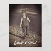 Gone Vist Briefkaart kennisgeving pensionering (Voorkant)