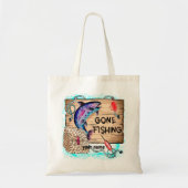 Gone Vist de canvas tas van de douanenaam (Voorkant)