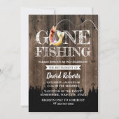 Gone Vist forel buitenshuis pensionering Kaart (Voorkant)