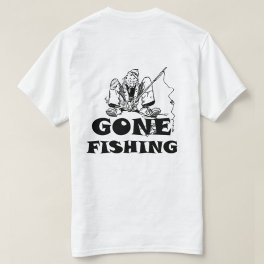 Gone Vist Funny T-shirt (Design achterkant)