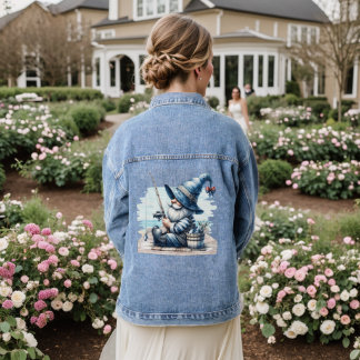 Gone Vist Gnome Vrouwen Denim Jas Jacket