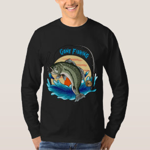 Gone Vist Mannen lange hoes T-shirt