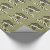 Gone Vist met Largemouth Bass Cadeaupapier (Hoek)