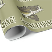 Gone Vist met Largemouth Bass Cadeaupapier (Rol Hoek)