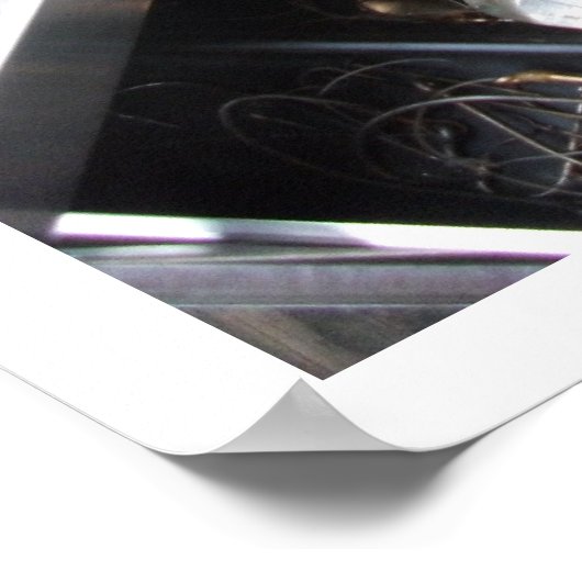 "Gone Vist" Open Tackle Box op Dock Poster (Hoek)