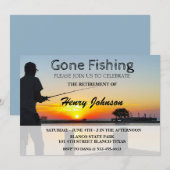 Gone Vist pensionering Kaart (Voorkant / Achterkant)