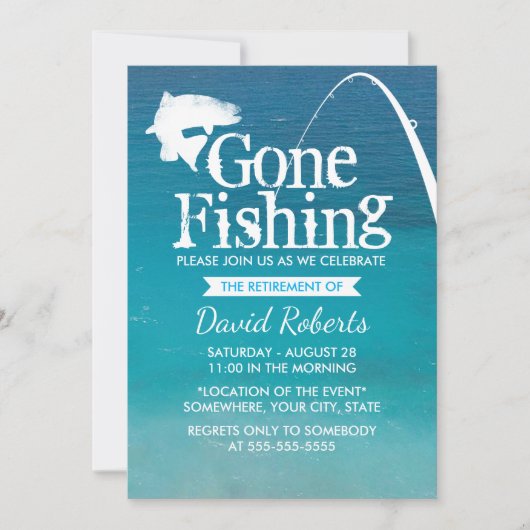 Gone Vist pensioneringspartij Kaart (Voorkant)