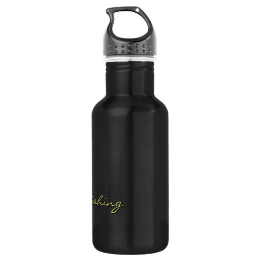 Gone Vist personaliseren Waterfles (Achterkant)