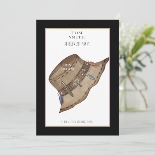 Gone Vist Pet Uitnodiging Partij (Staand voorkant)