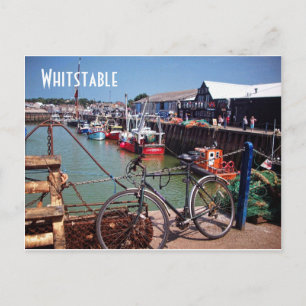 Gone Vist Picturesque Whitstable Kent Afbeelding Briefkaart