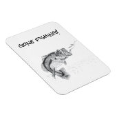 Gone Vist Sign. Big Mouthed Bass Magneet (Rechterzijde)