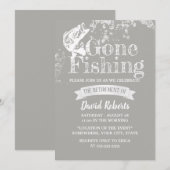 Gone Vist Silver Retirement Party Kaart (Voorkant / Achterkant)