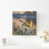 Gone Vist Square Wall klok (Huis)