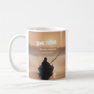 Gone Vist Sunrise Gepensioneerde Visser Gift Koffiemok