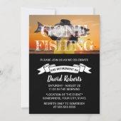 Gone Vist Sunset Beach Retirement Party Kaart (Voorkant)