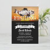 Gone Vist Sunset Beach Retirement Party Kaart (Staand voorkant)