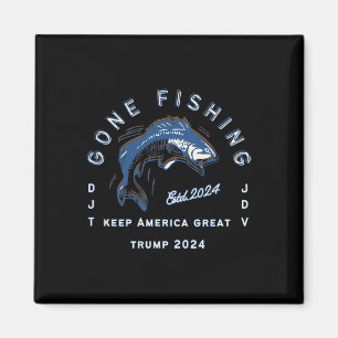 Gone Vist Trump Vance 2024 Sport Vist Past-t Magneet