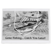 Gone Vist u later populair ontwerp Groot Cadeauzakje (Voorkant)