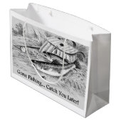 Gone Vist u later populair ontwerp Groot Cadeauzakje (Achterkant Gekanteld)