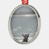 Gone Vist vandaag geen werk Metalen Ornament (Links)