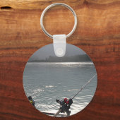 Gone Vist vandaag geen werk Sleutelhanger (Voorkant)