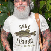 Gone Viste Fisherman Personalized Cute for hem T-shirt