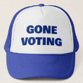 Gone Voting™ Trucker Hoed Trucker Pet (Voorkant)