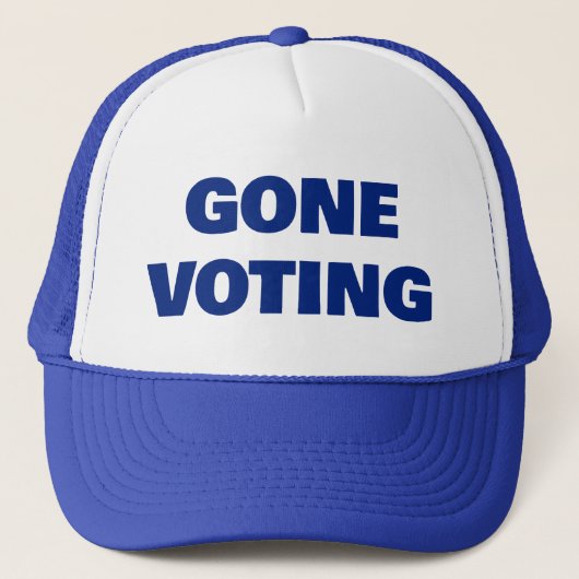 Gone Voting™ Trucker Hoed Trucker Pet (Voorkant)