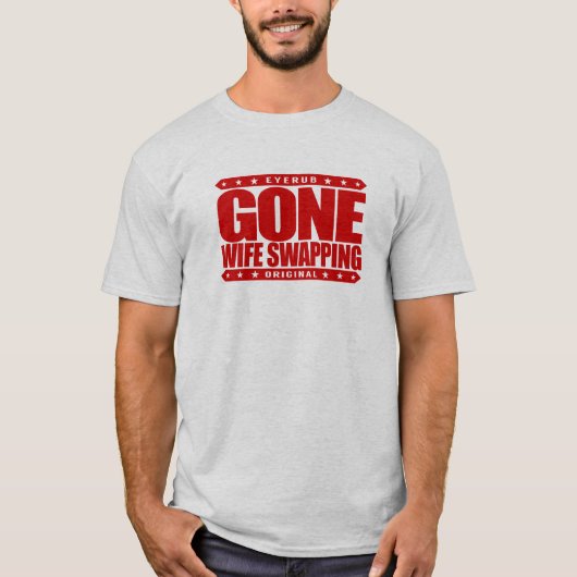 GONE WIFE SWAPPING - We houden van zwemmen en poly T-shirt (Voorkant)