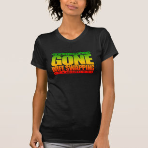 GONE WIFE SWAPPING - We houden van zwemmen en poly T-shirt
