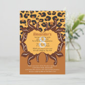 Gone Wild Invitation Kaart (Staand voorkant)